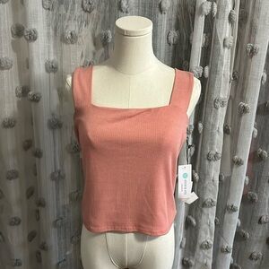 Nine Britton Gwendolyn Cropped Knit Top, Large